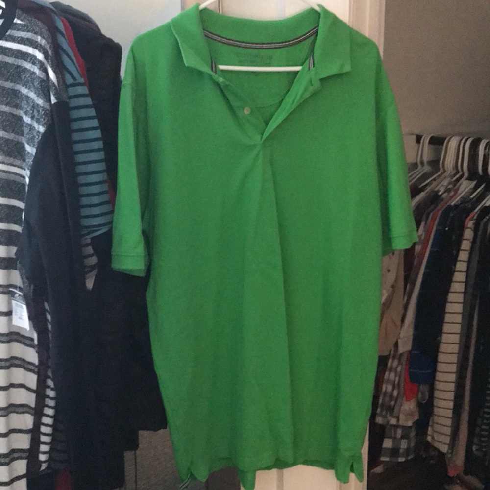 $1! men’s green polo xl